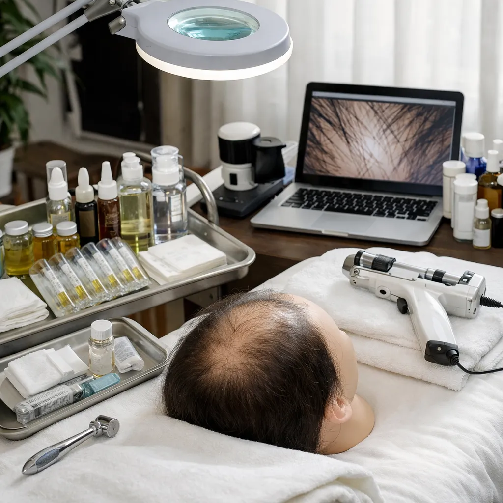 Formation traitement chute de cheveux capillaire